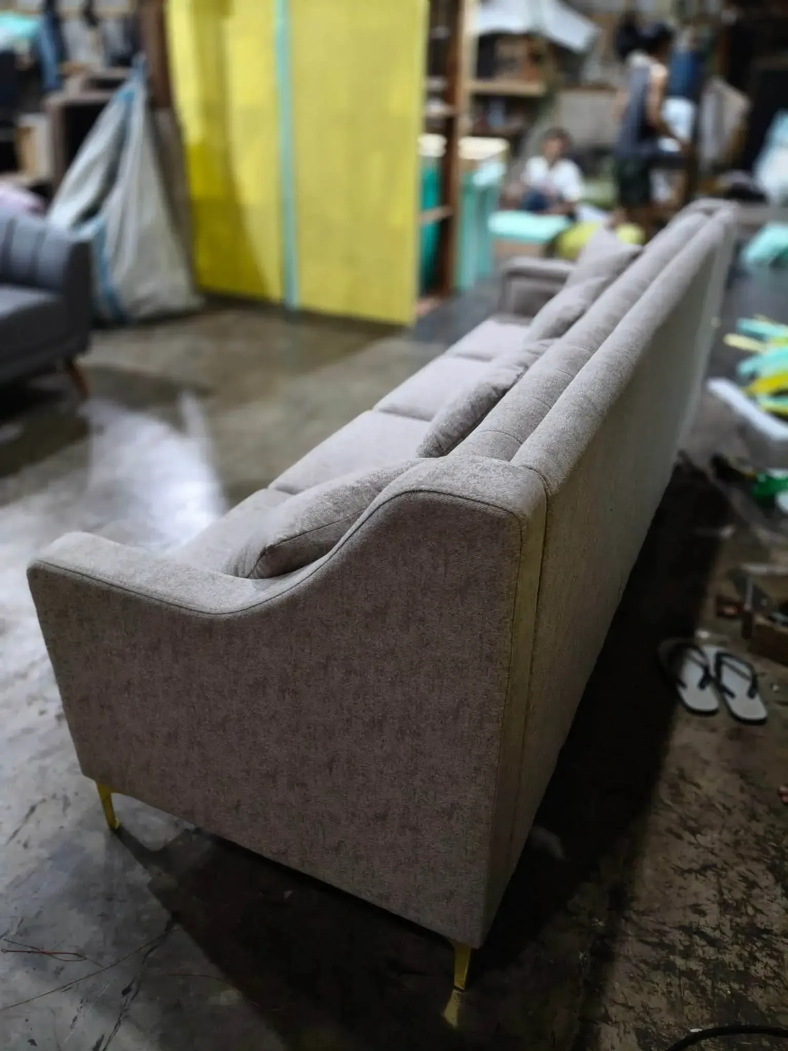 Modern Tufted Fabric Sofa (2 of 2)